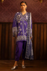 Unstitched Winter Linen 3 Piece Suit