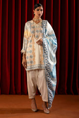 Unstitched Winter Linen 3 Piece Suit