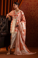 Unstitched Winter Linen 3 Piece Suit