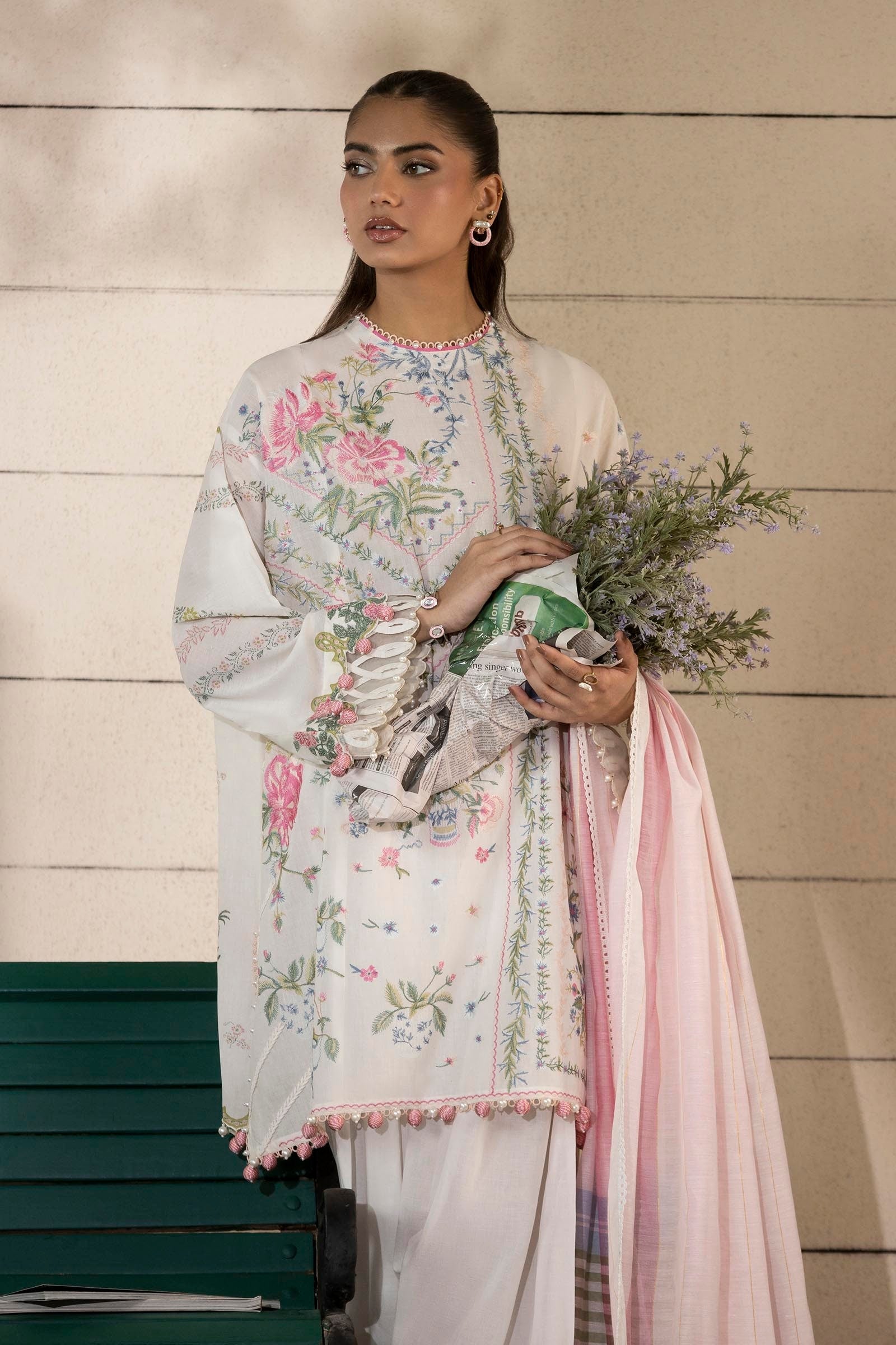 Unstitched 3 Piece Lawn Suit