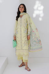 Unstitched Lawn 3 Piece Suit