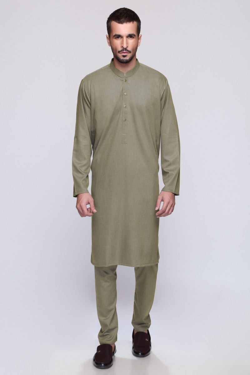 Light Green Unstitched Fabric Vision Arzoo