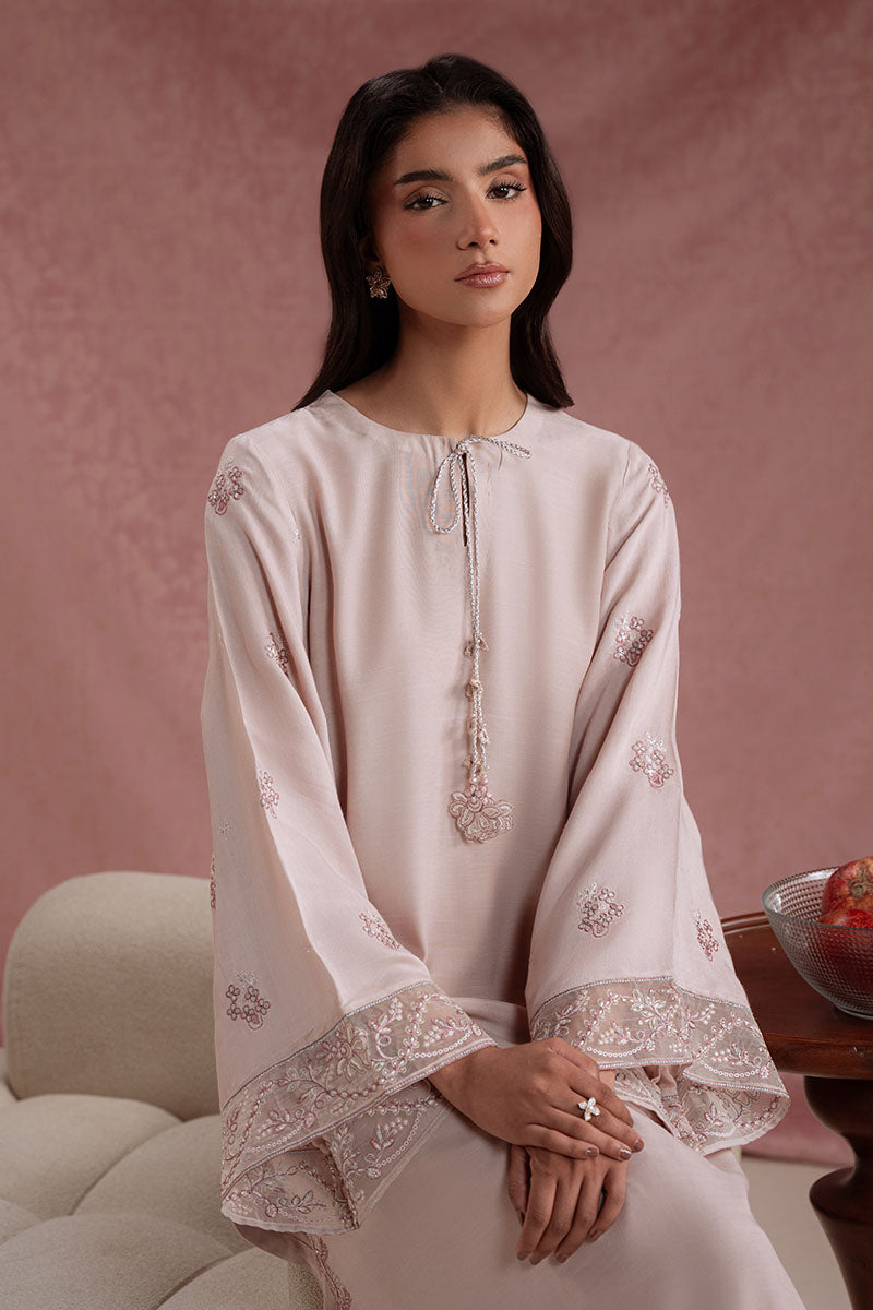 PEACH WHISPER-2PC (SHIRT & TROUSER)