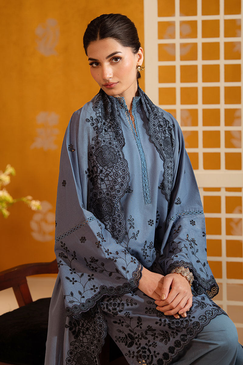 Beryl Dusk-3Pc Chikankari Suit
