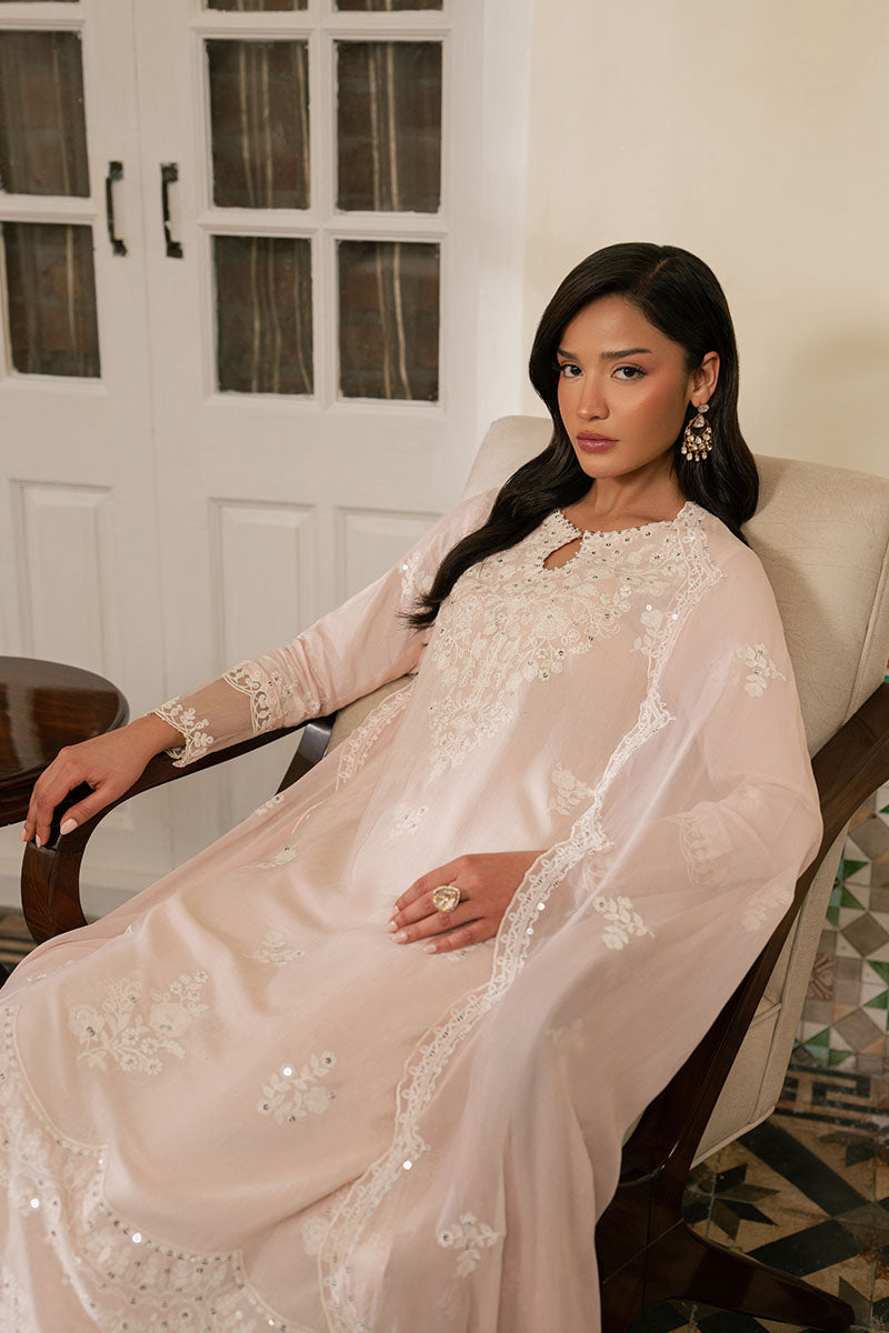 PALE PINK-3PC (SHIRT, TROUSER & DUPATTA)