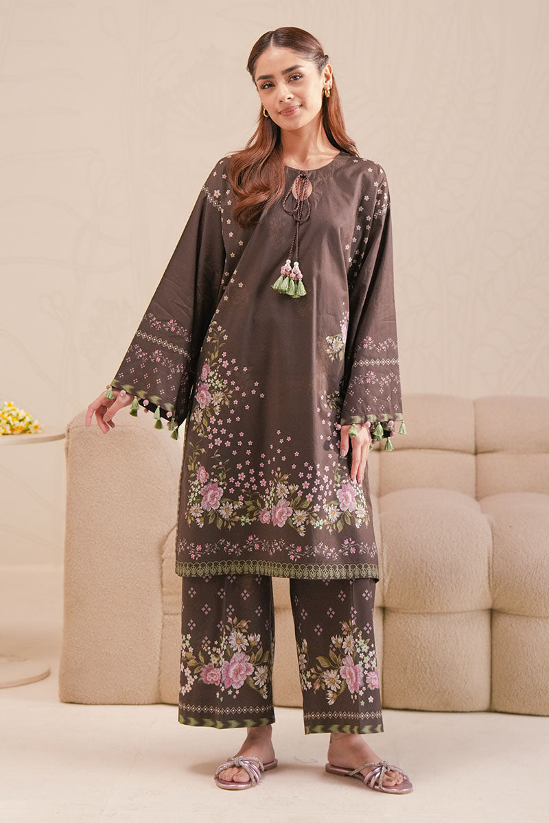 Enchanted Flora-2 Piece Printed Lawn Suit