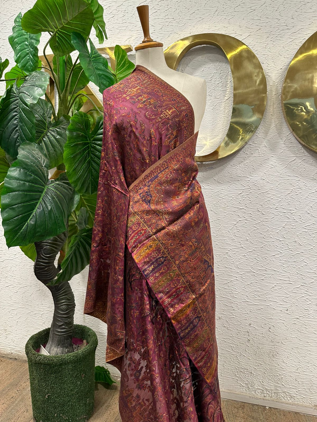 Magenta Shawl