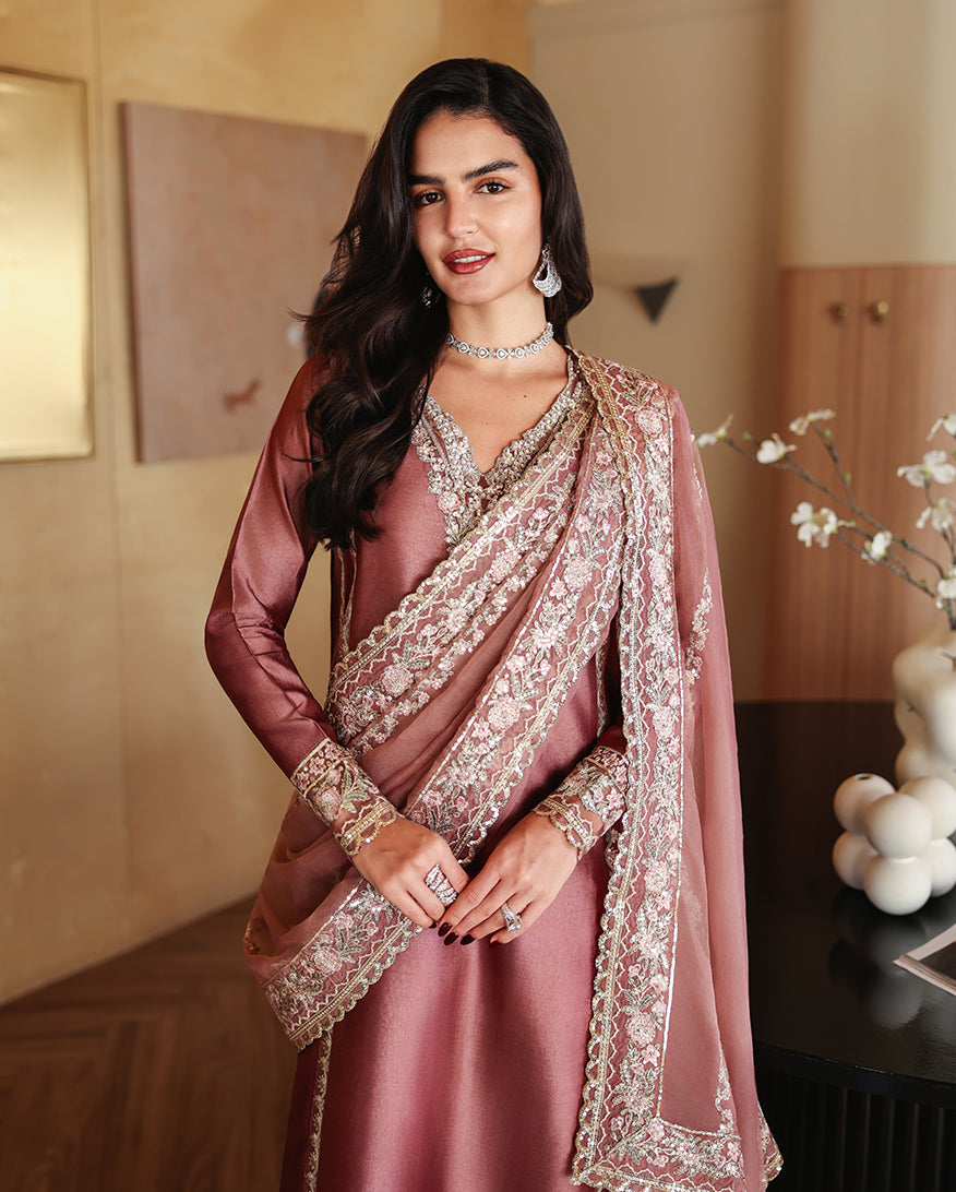 Mushq Rowa Style – Deep Mauve Formal Suit