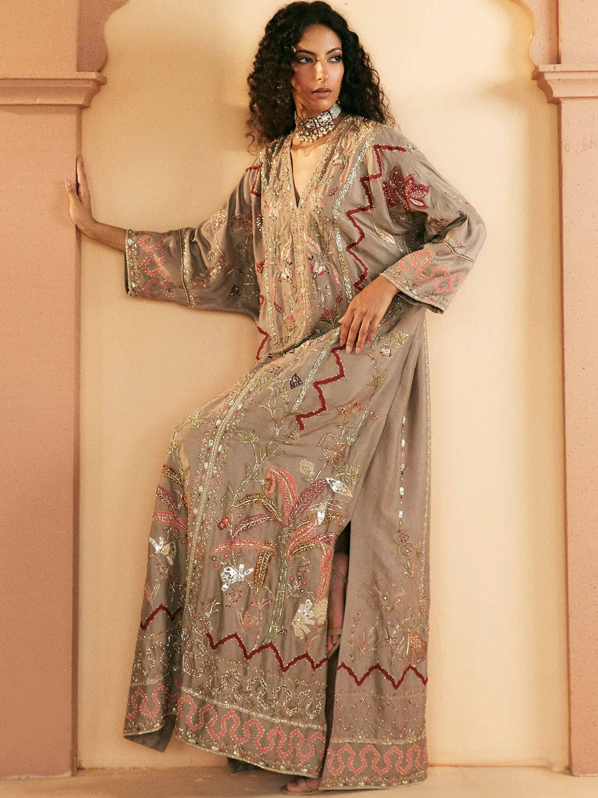Malikat Al-Azhar Kaftan by Alizay Saad