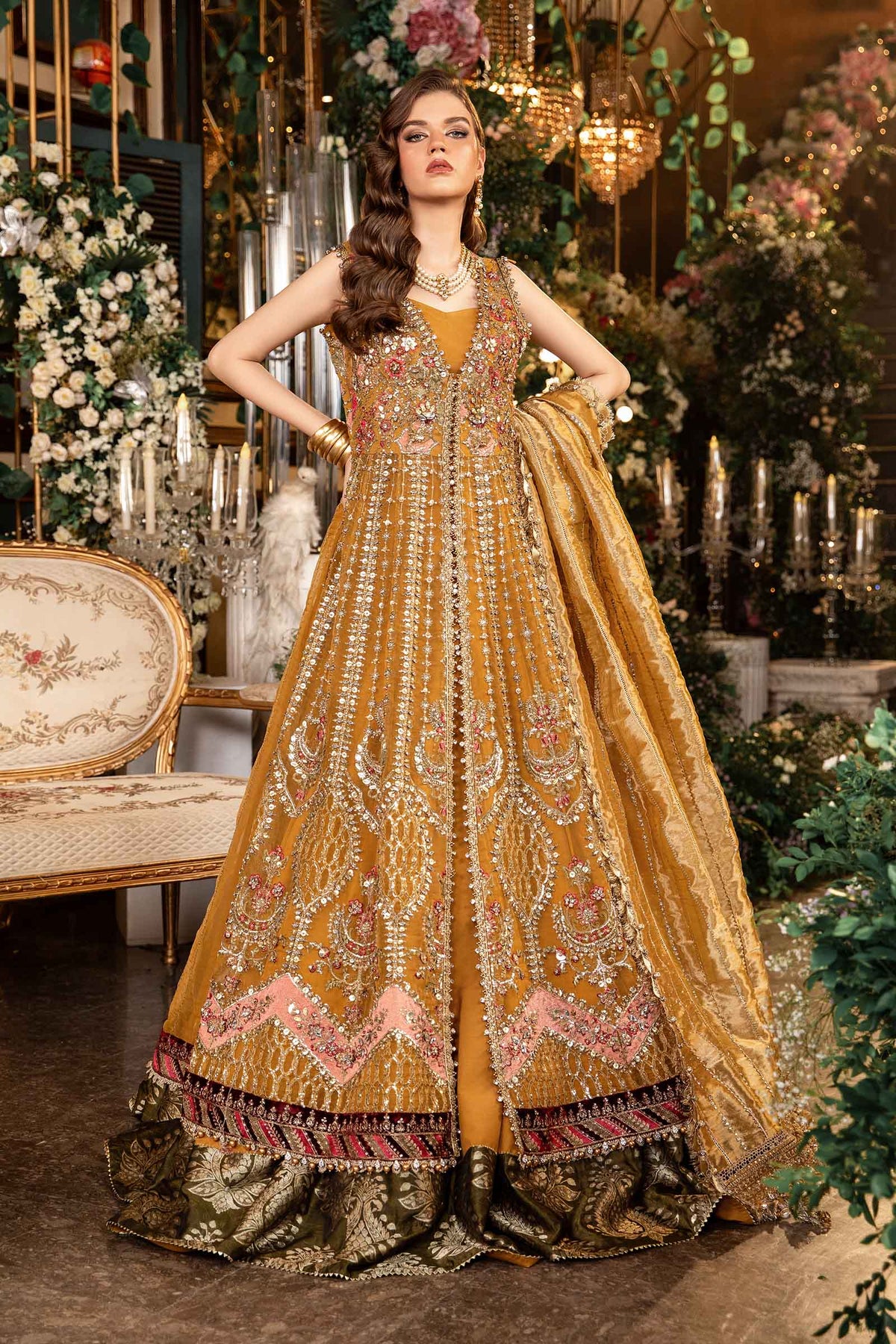 Maria B – BD-2907 Mustard Style