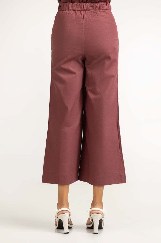 Maroon Basic Trouser