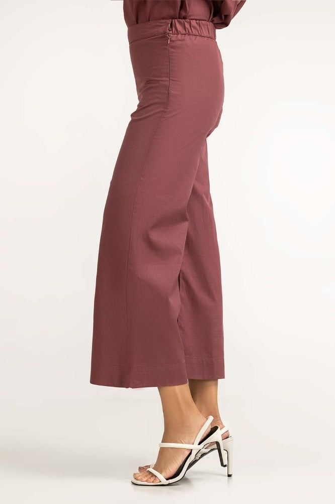 Maroon Basic Trouser