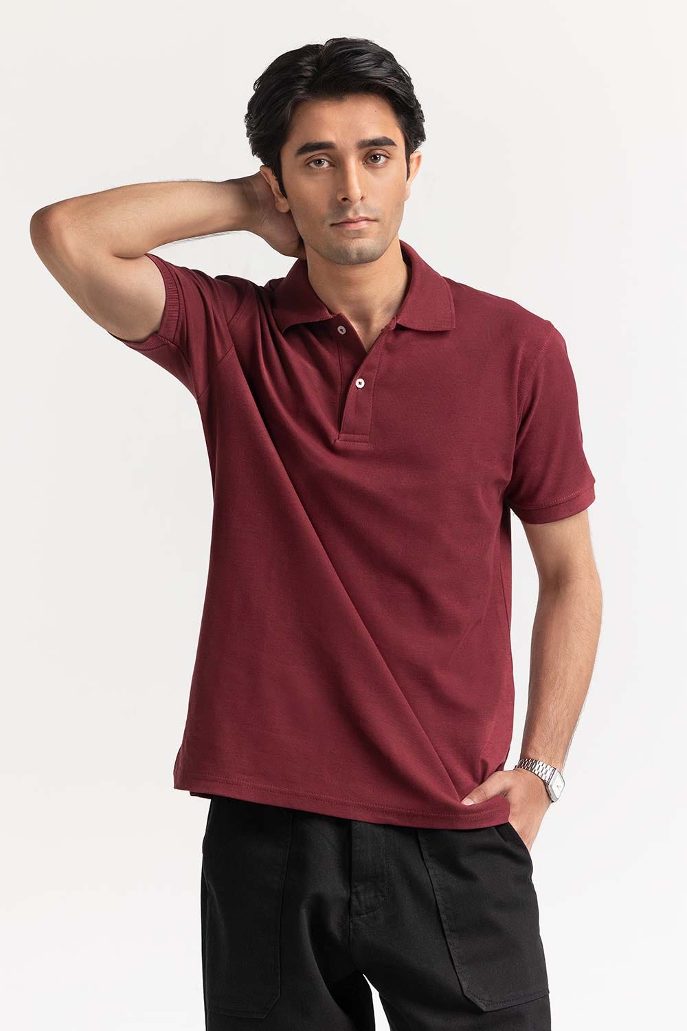 Maroon Signature Polo