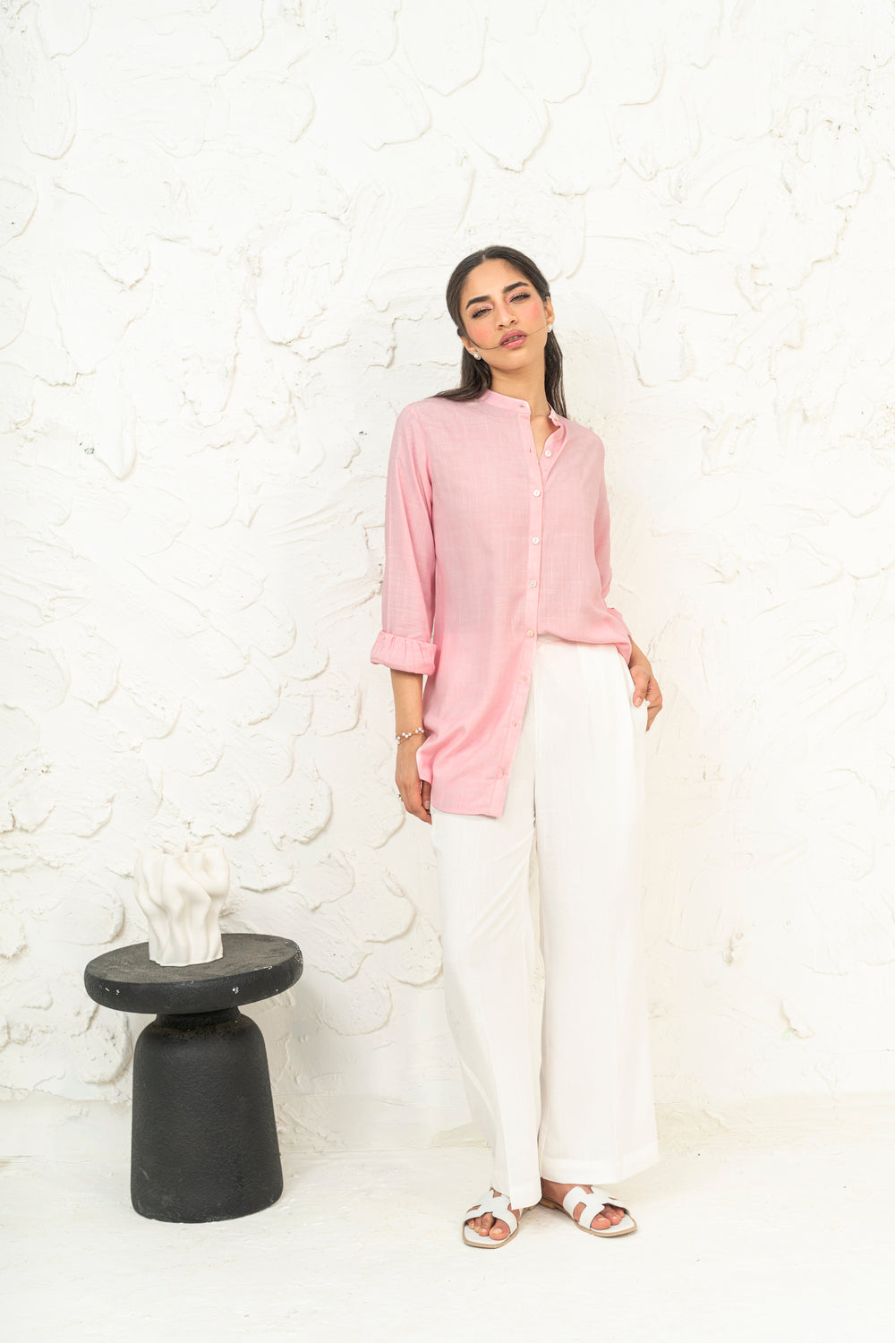 Irish Linen White Pants