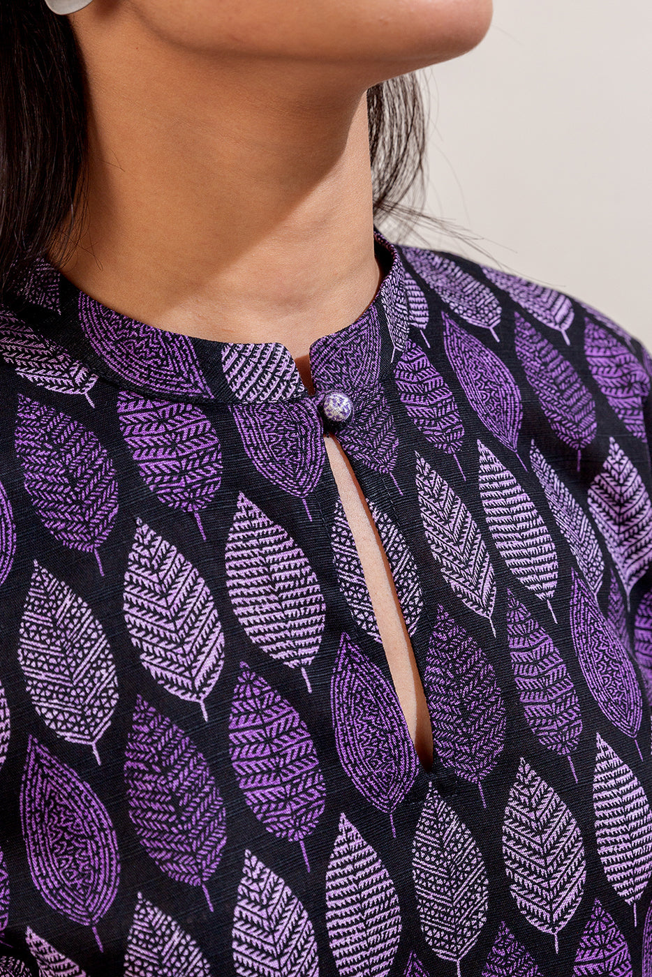 2 Piece Printed Khaddar Suit-Leafy Meadow (Unstitched)