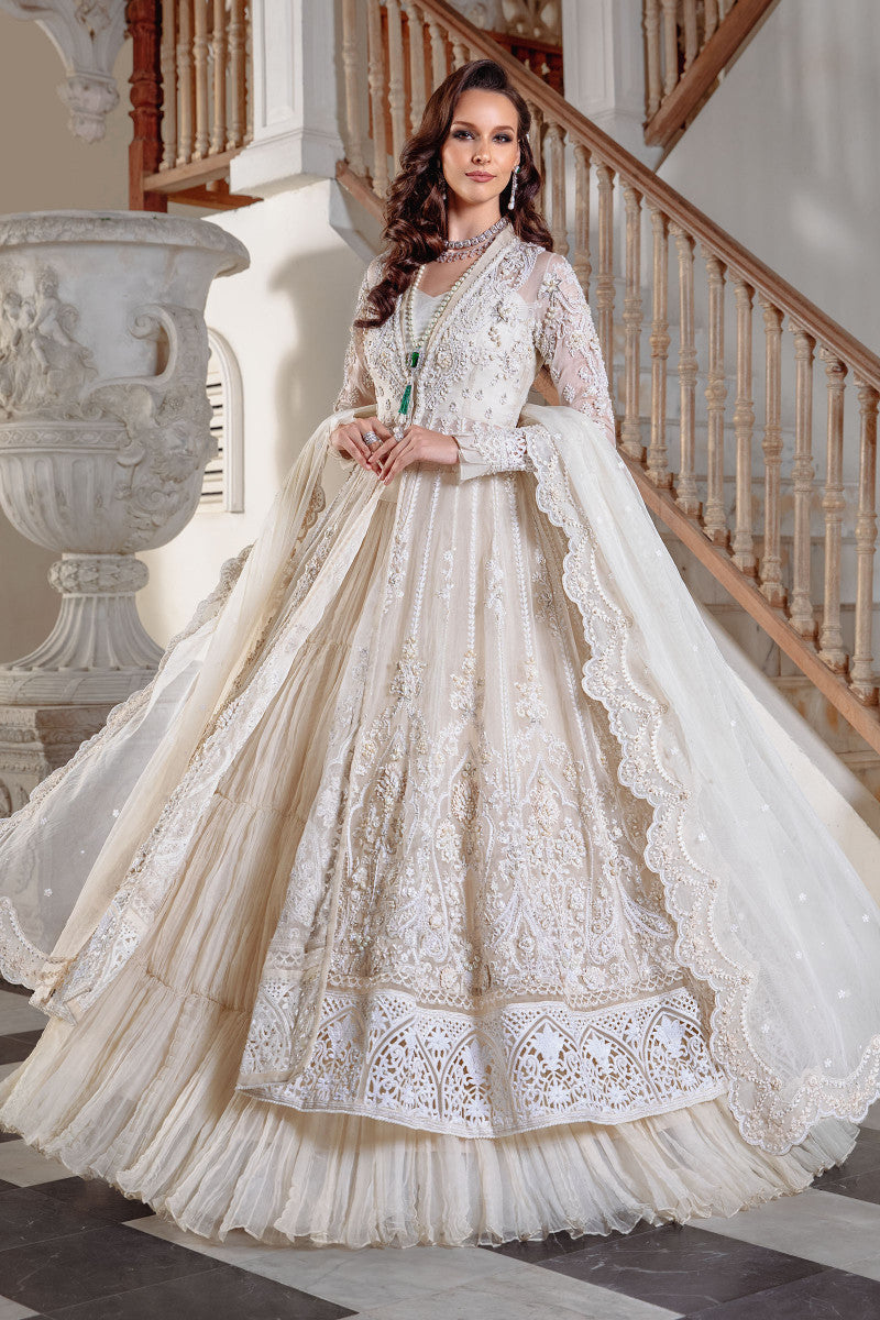 Maria B. Couture White Mc-044