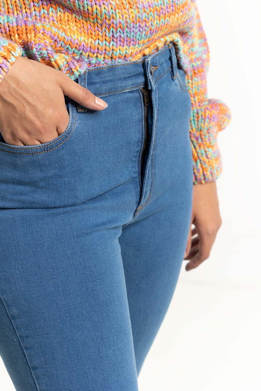 Medium Blue Denim Jeans