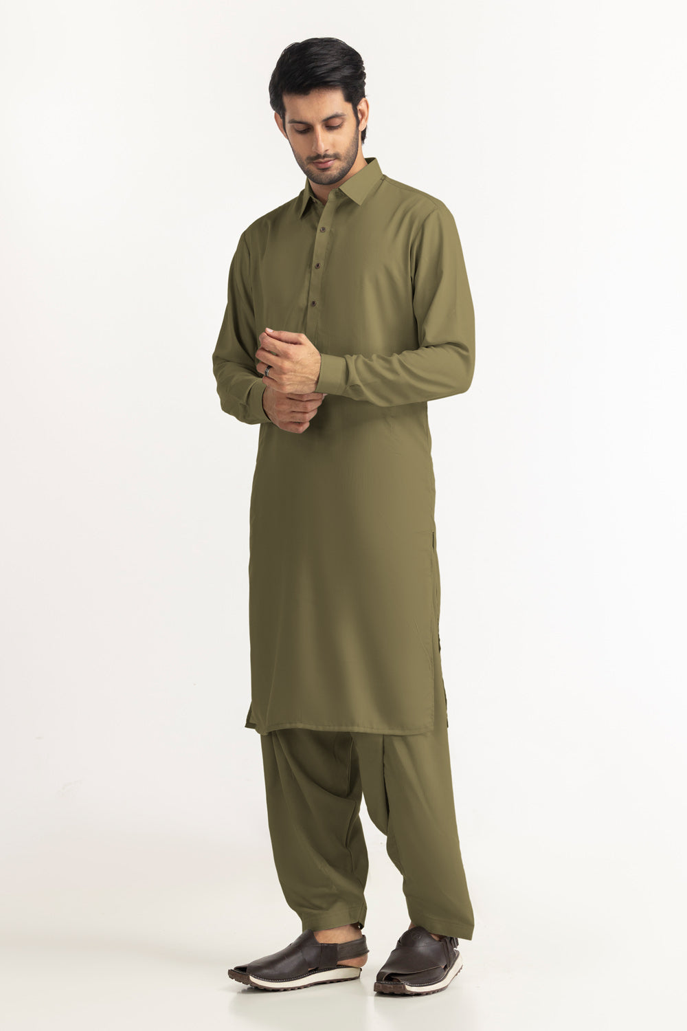 Melton Unstitched Fabric Blended-Lf