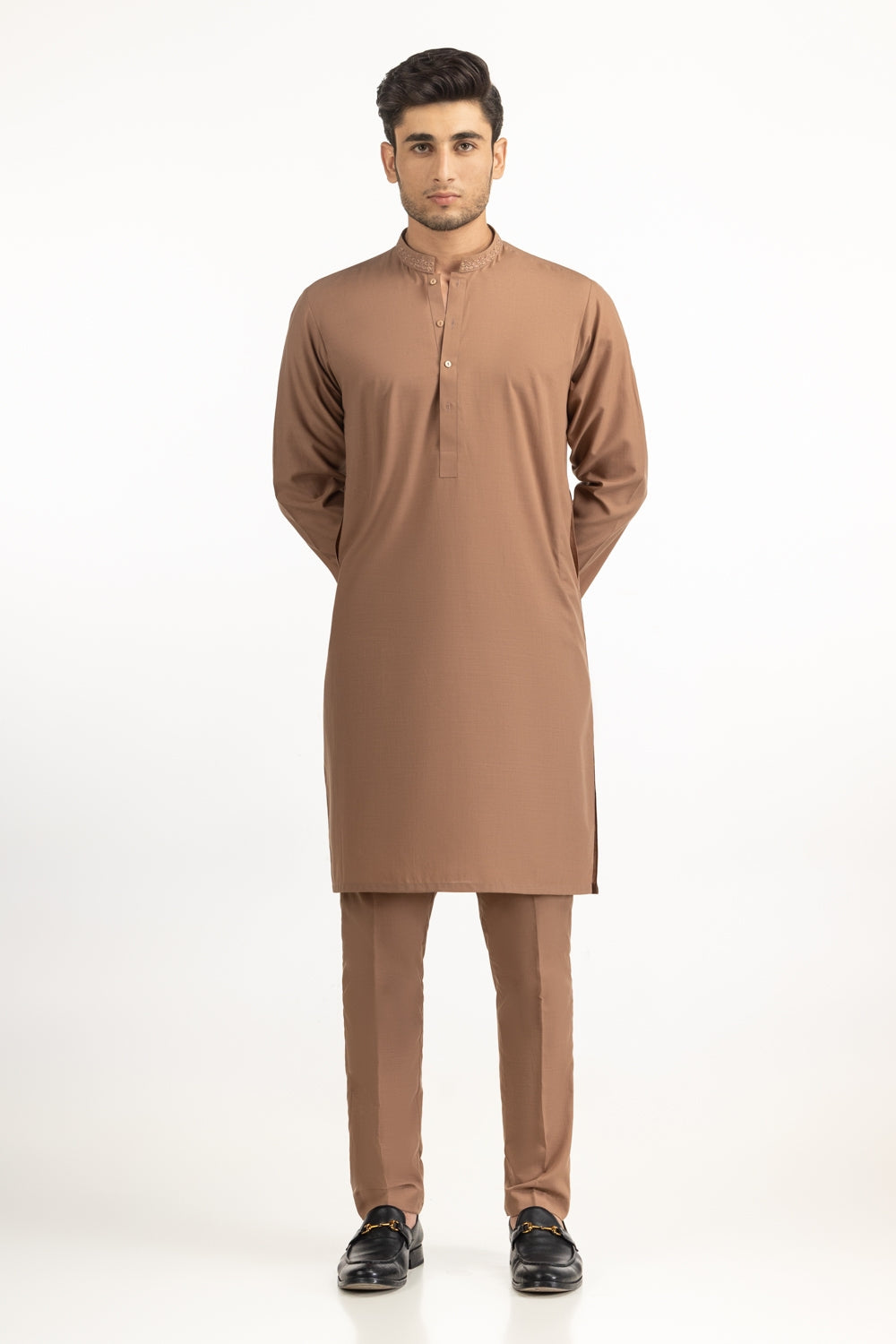 Regular Fit Embroidered Suits