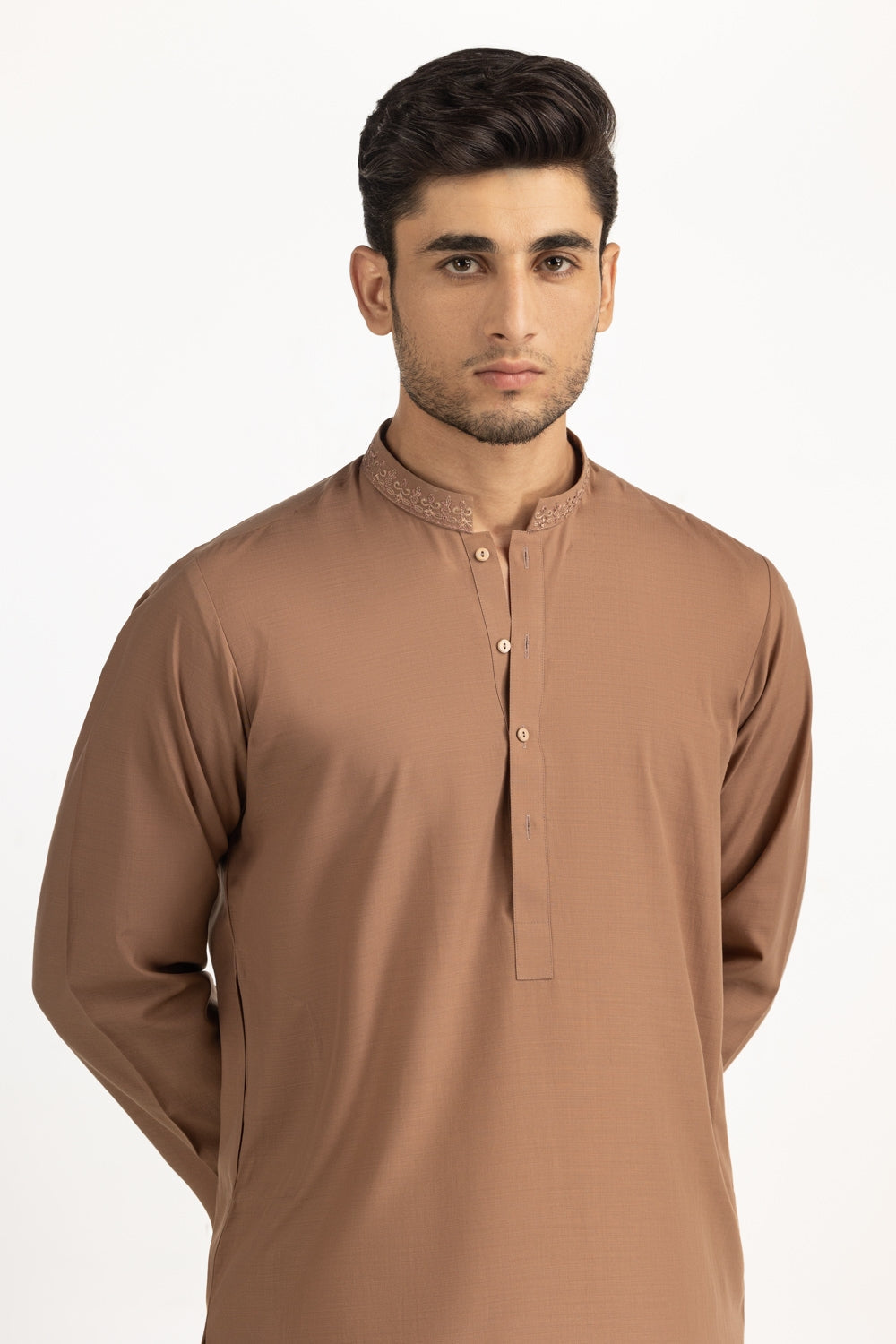 Regular Fit Embroidered Suits