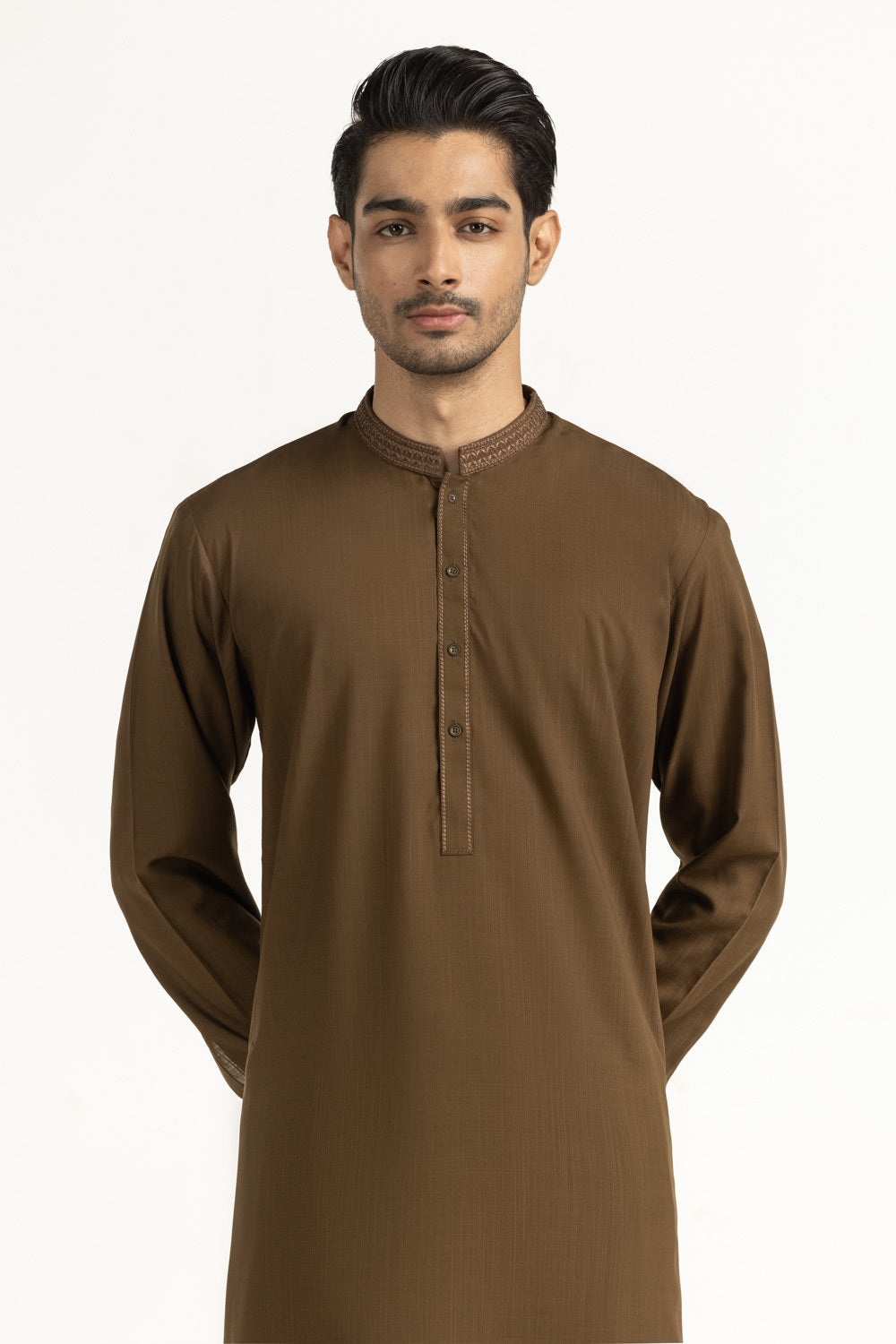 Regular Fit Embroidered Suits