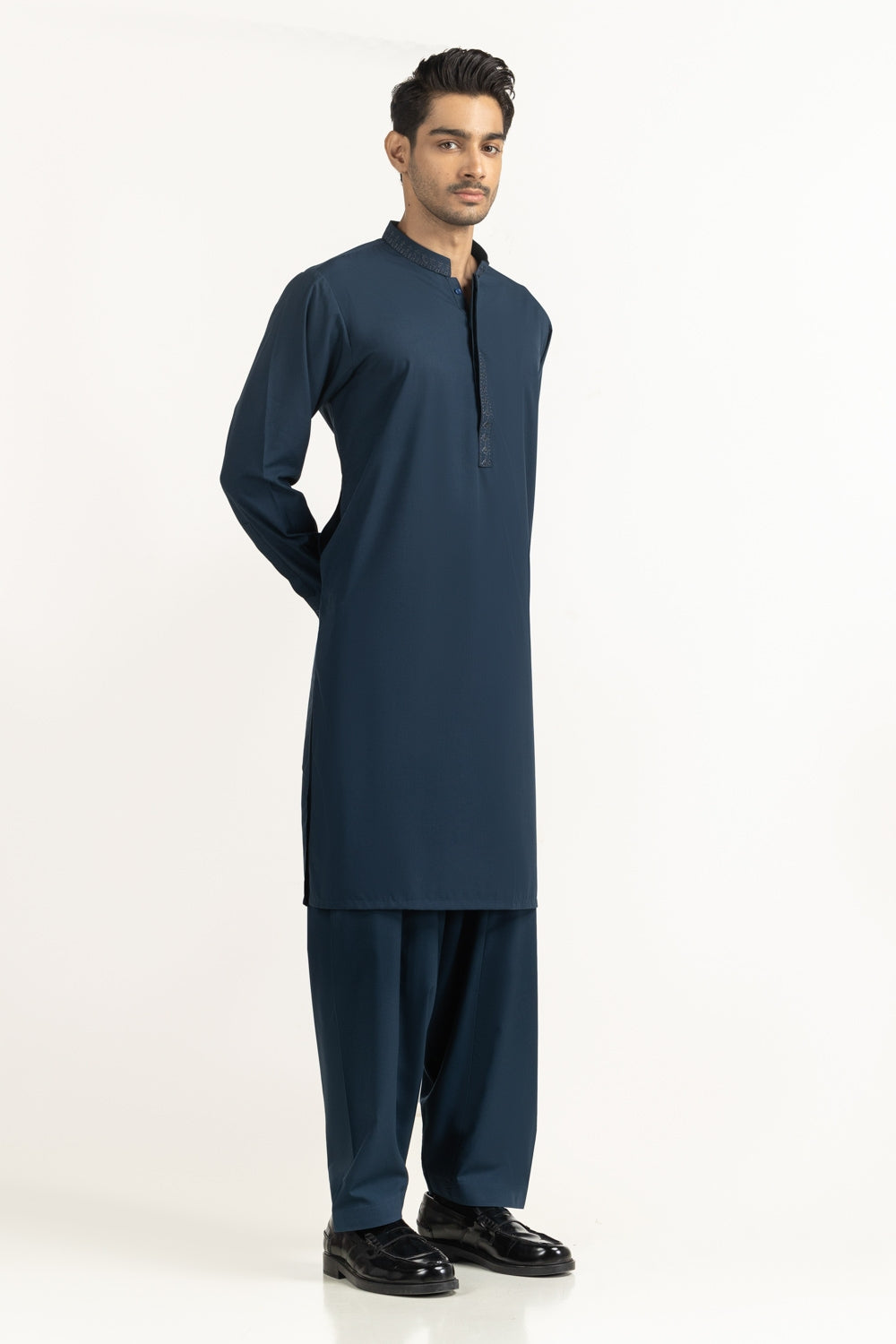 Regular Fit Embroidered Suits