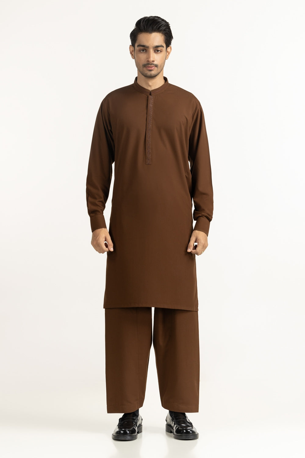 Regular Fit Embroidered Suits