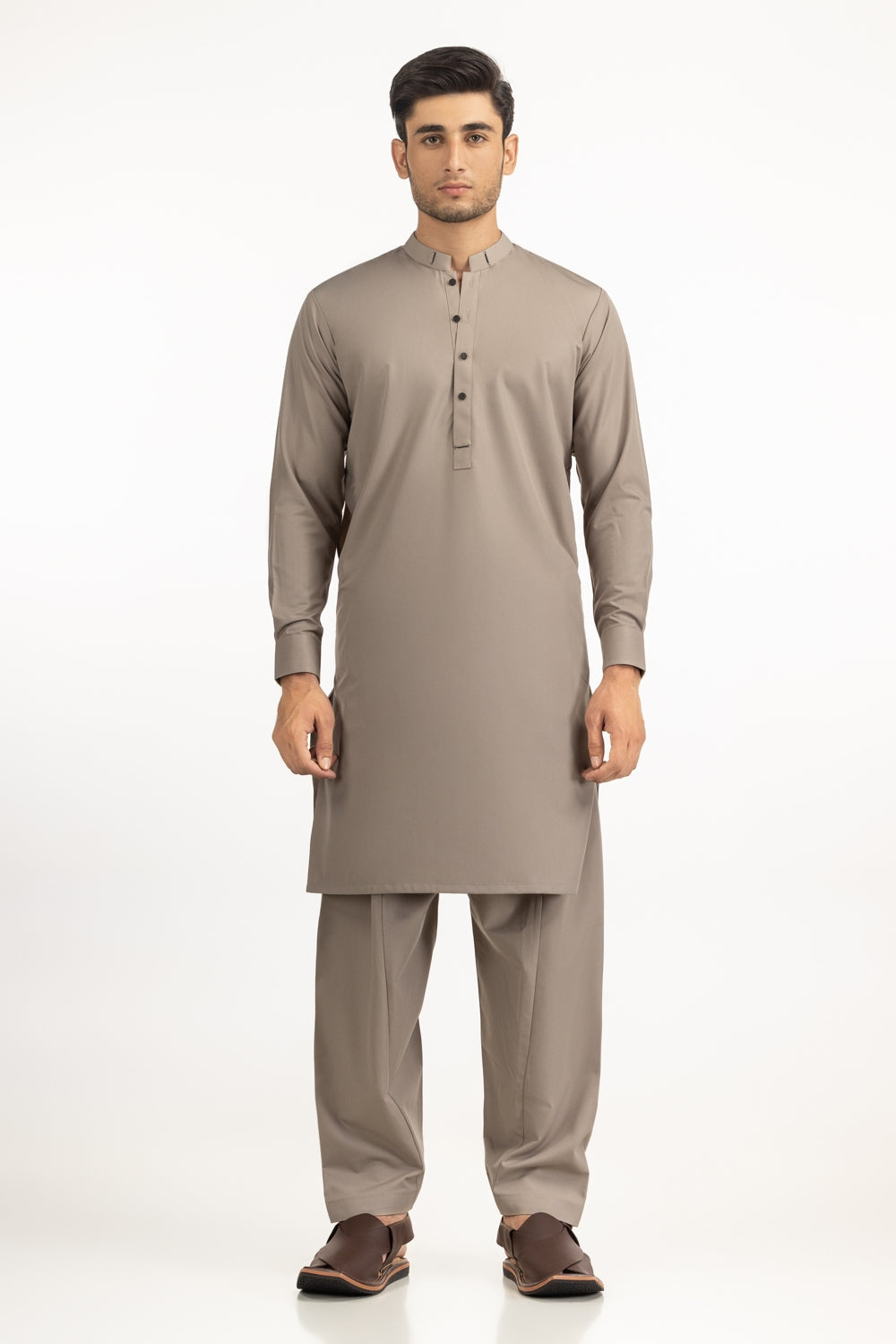 Embroidered Cotton Kurta