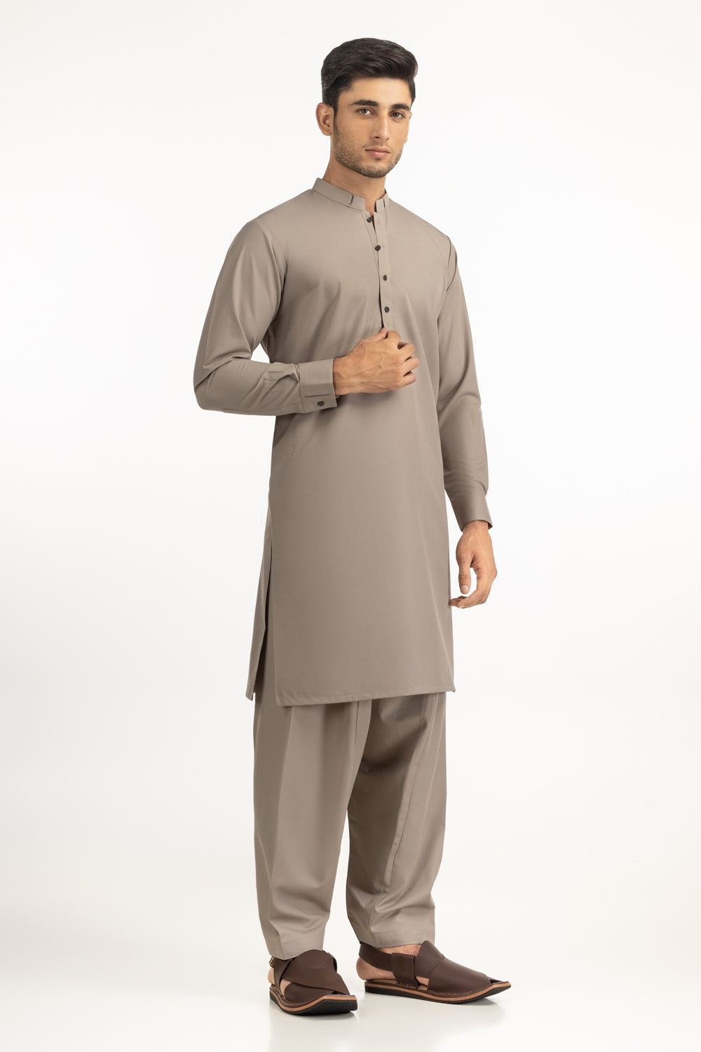 Embroidered Cotton Kurta