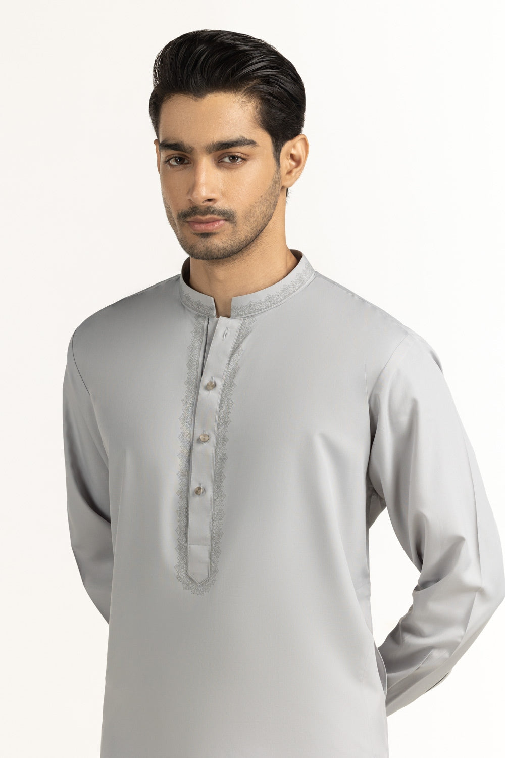 Regular Fit Embroidered Suits