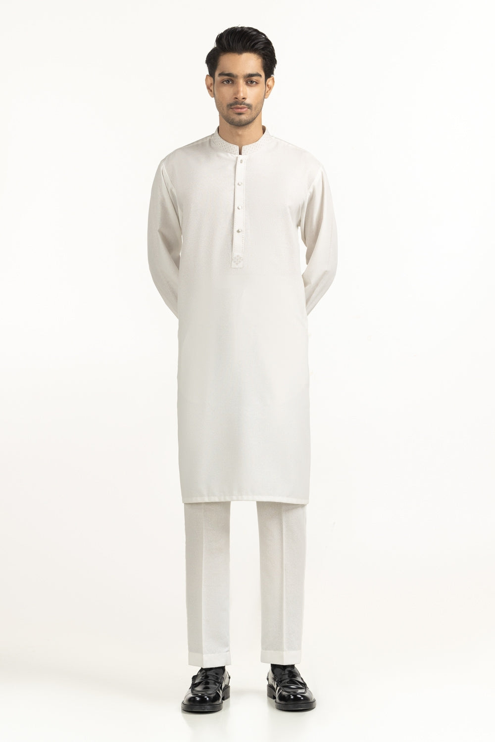 Regular Fit Embroidered Suits