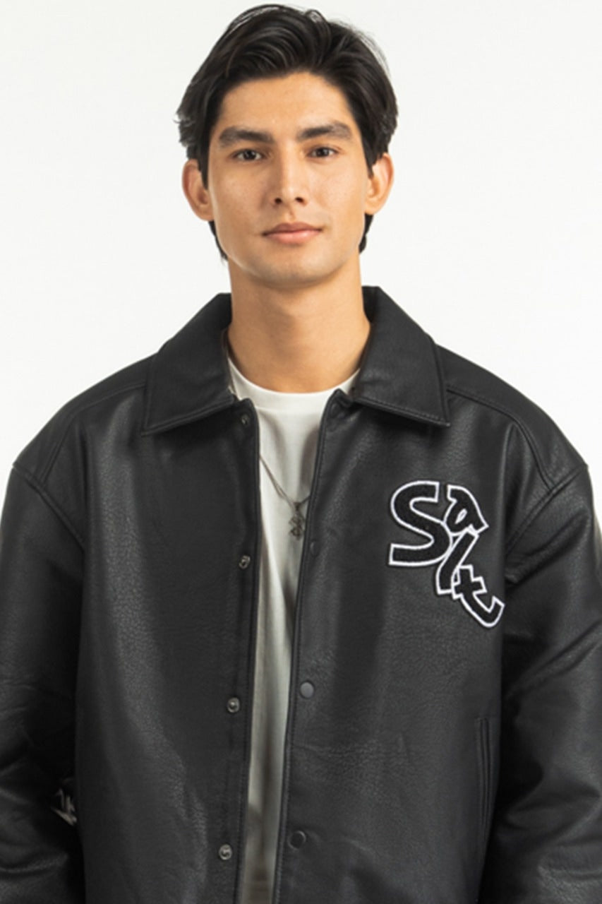 Regular Fit Pu Jackets