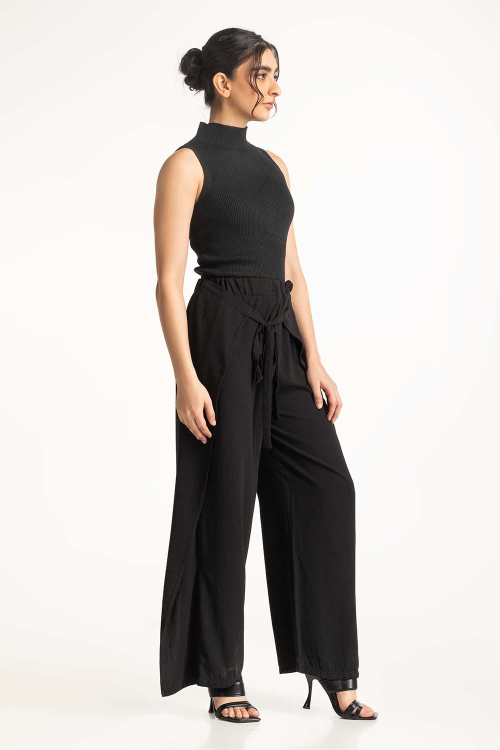 Mock neck Rib Tanktop
