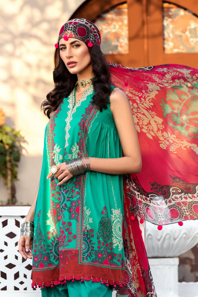 Unstitched Fabrics/Mprints Mpt-1312-A