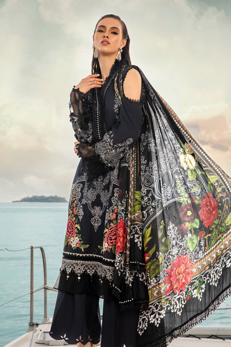 Unstitched Fabrics/Mprints Mpt-1402-B