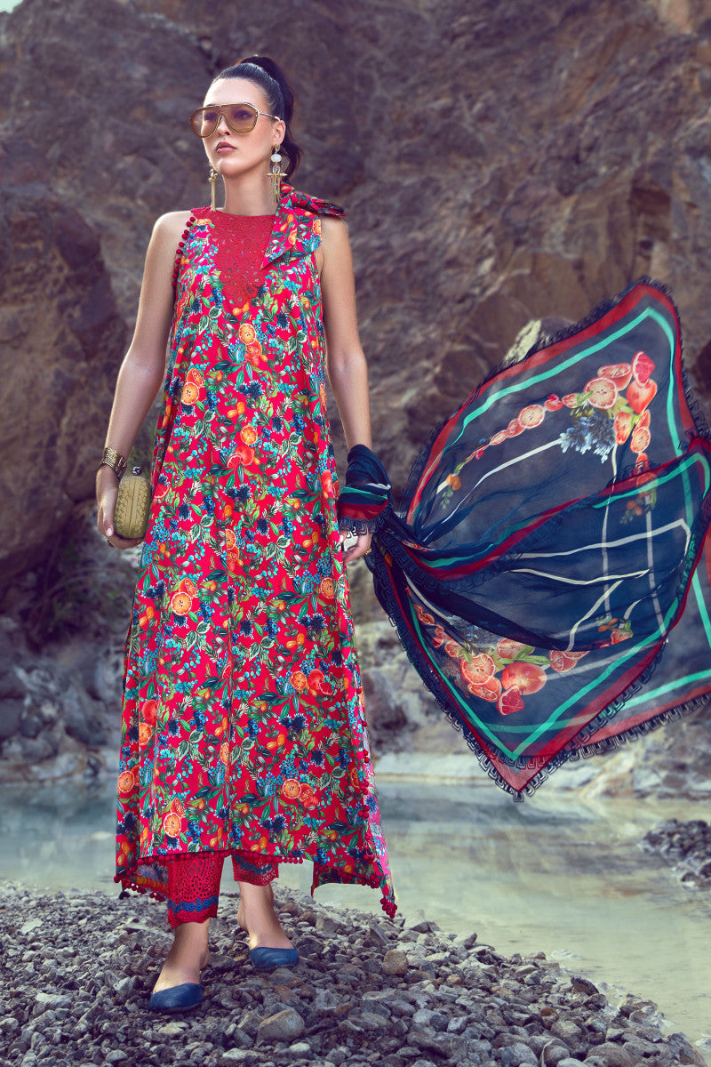 Unstitched Fabrics/Mprints Mpt-1503-A