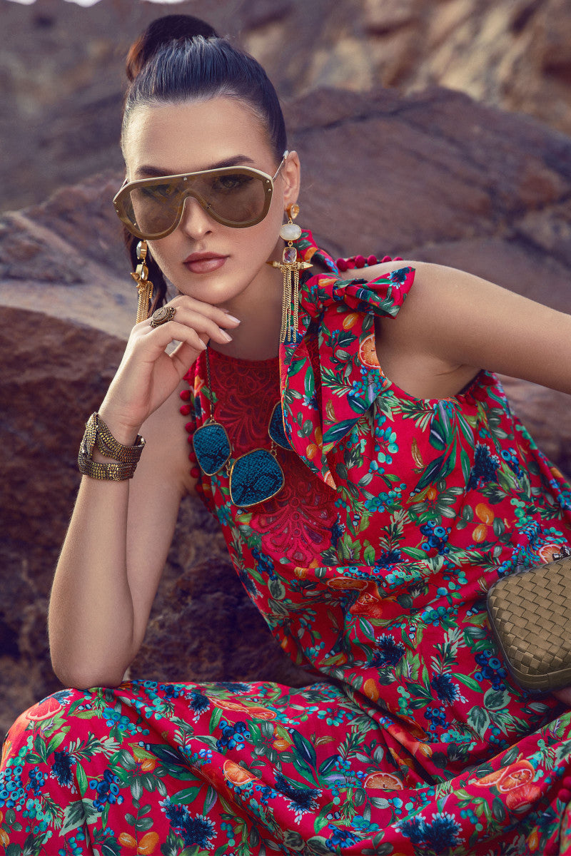 Unstitched Fabrics/Mprints Mpt-1503-A