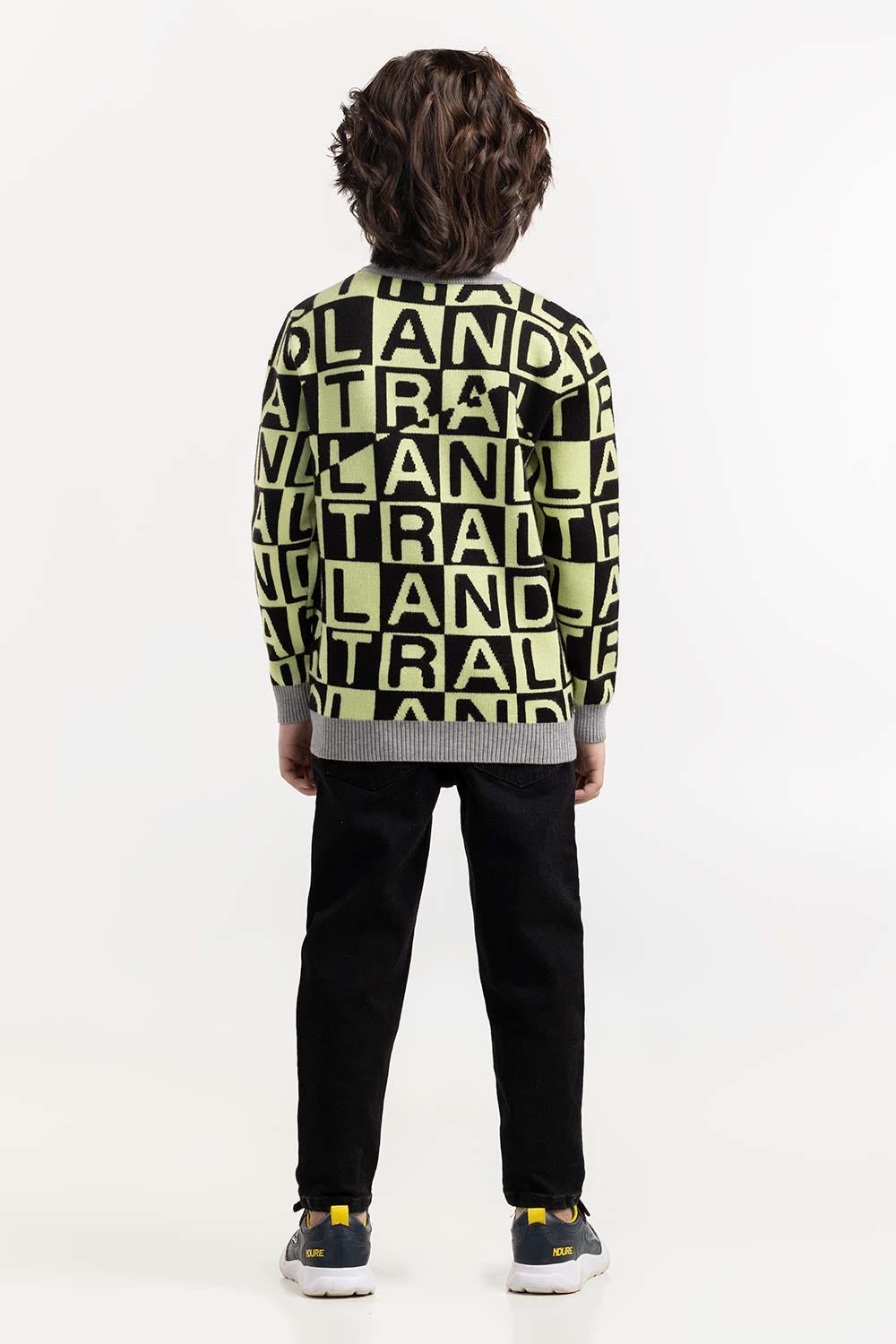 Junior Boy Multi Knit Sweater