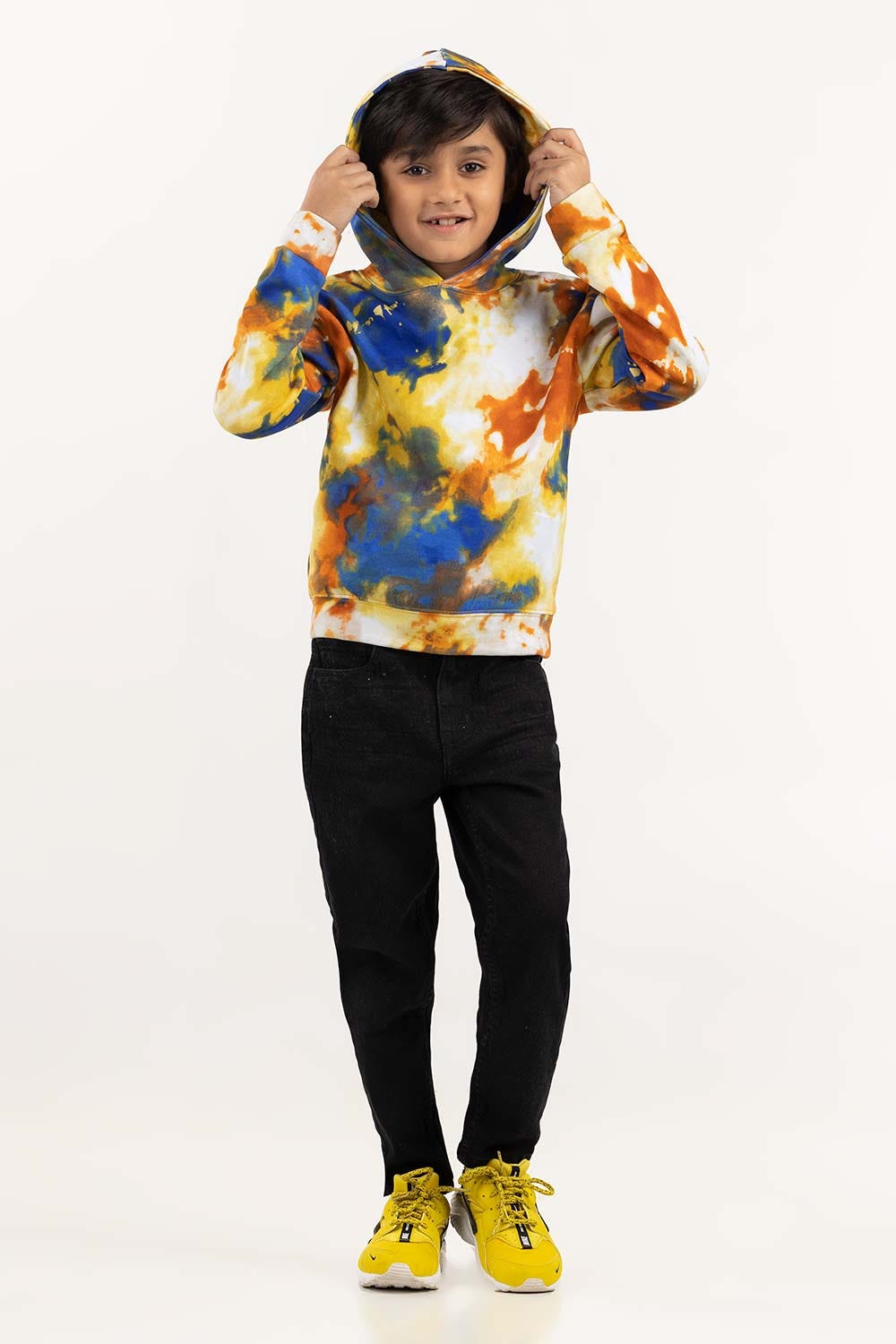 Toddler Boy Multi Knit Long Sleeves Hoodie