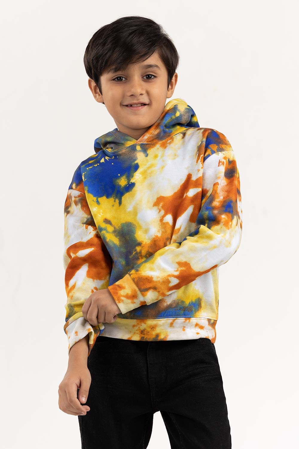 Toddler Boy Multi Knit Long Sleeves Hoodie