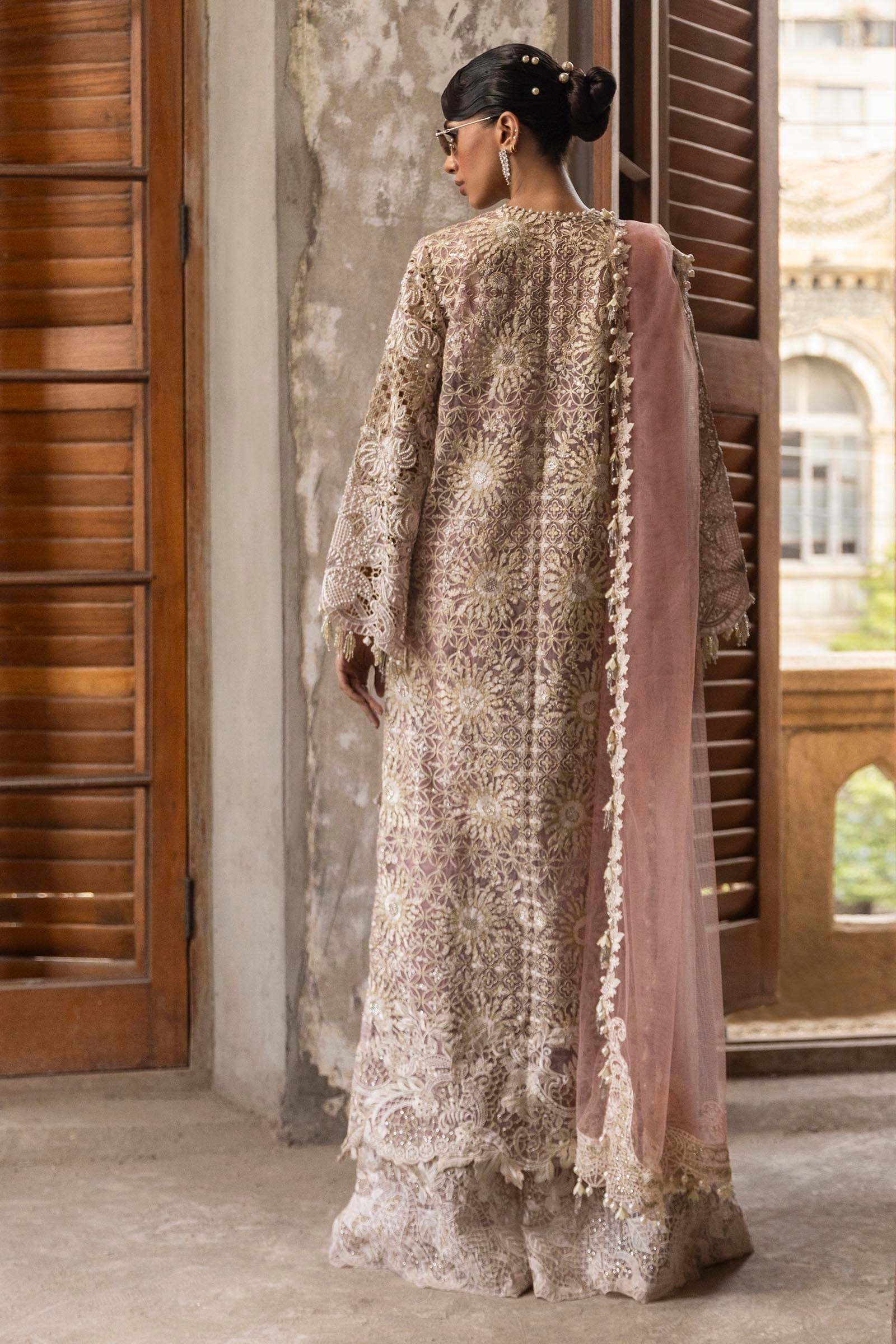 EMBROIDERED CHIFFON UF-4161