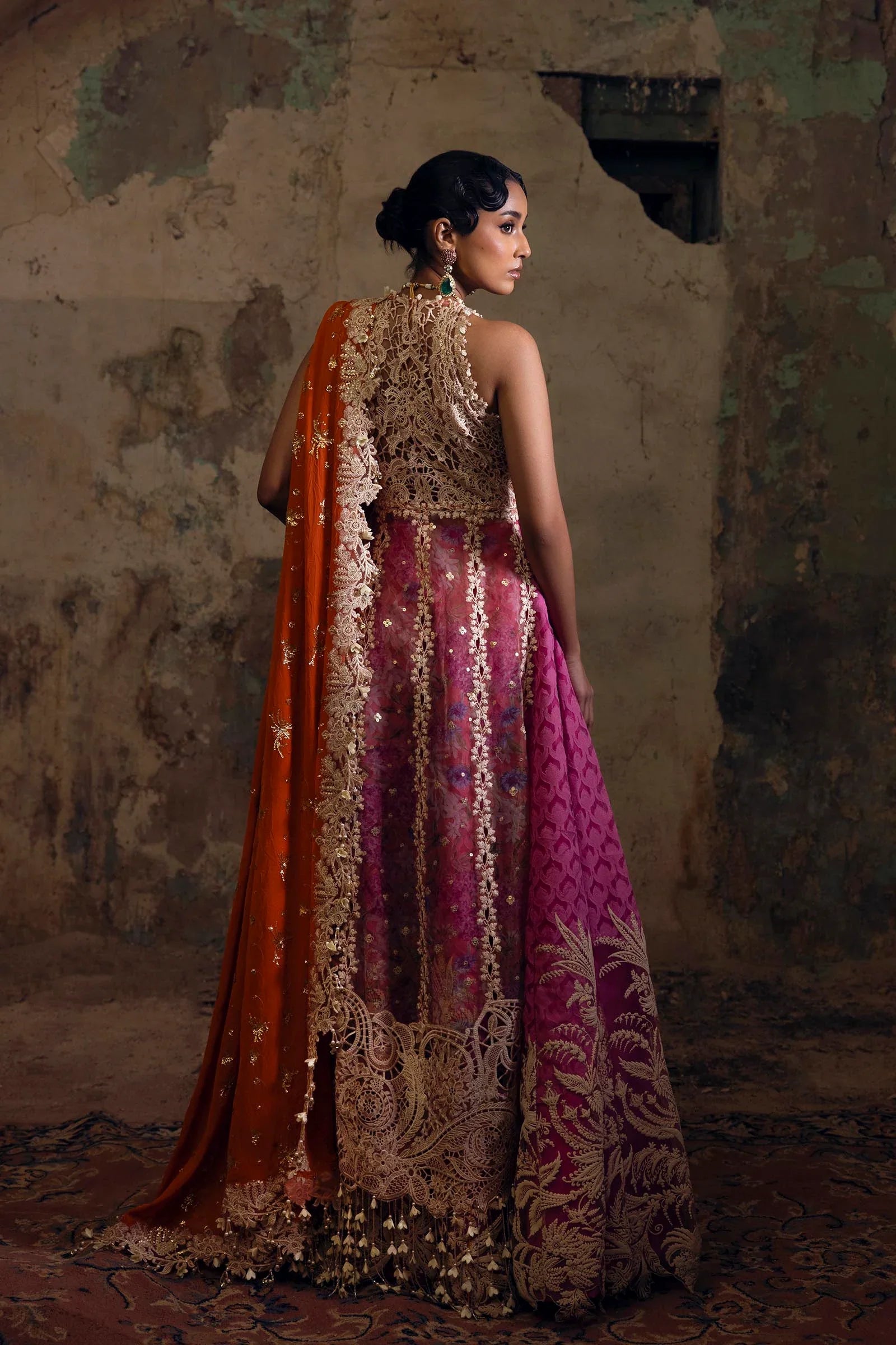 Unstitched Net 3 Piece Suit