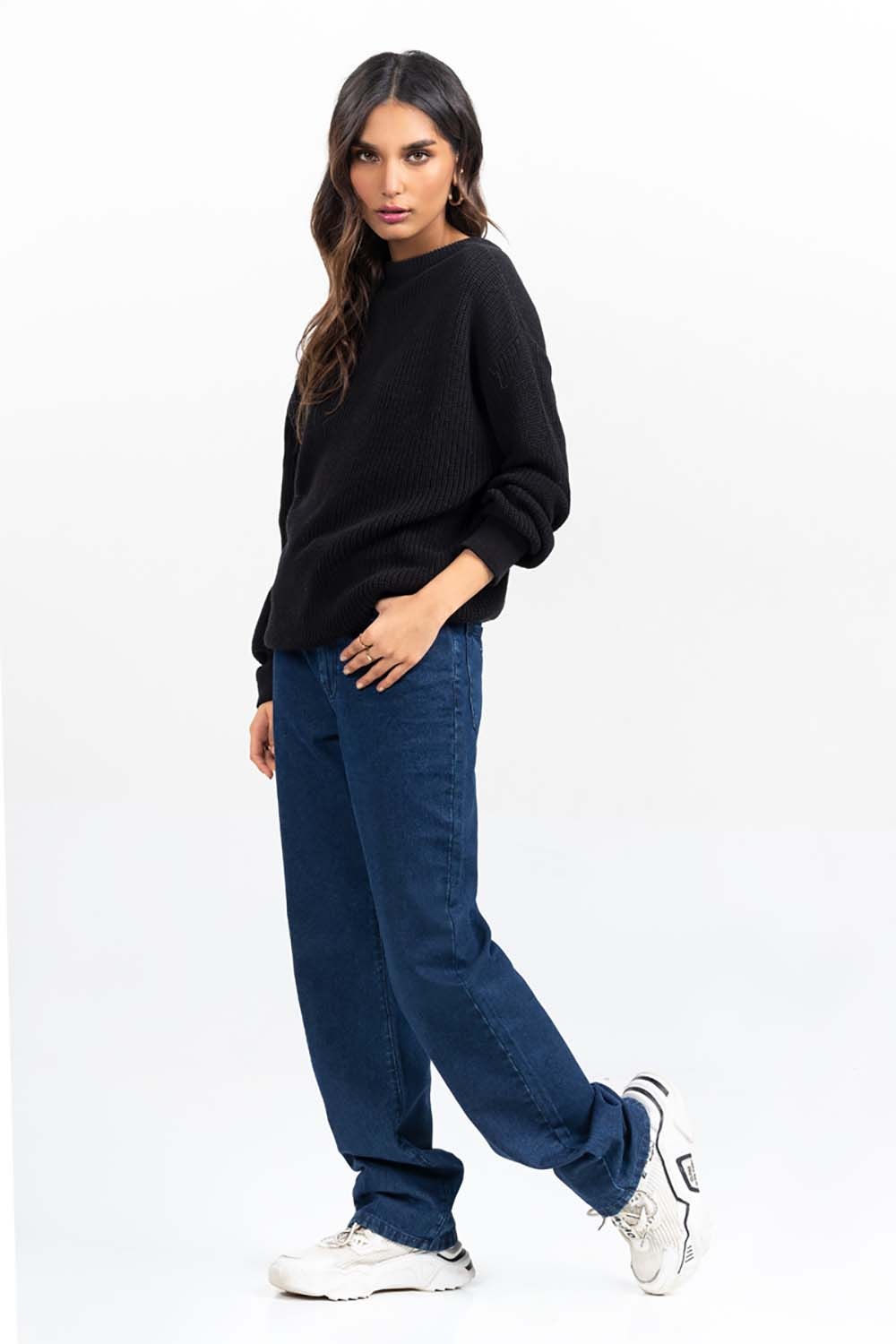 Cotton Crew Neck Pull Over Sweater
