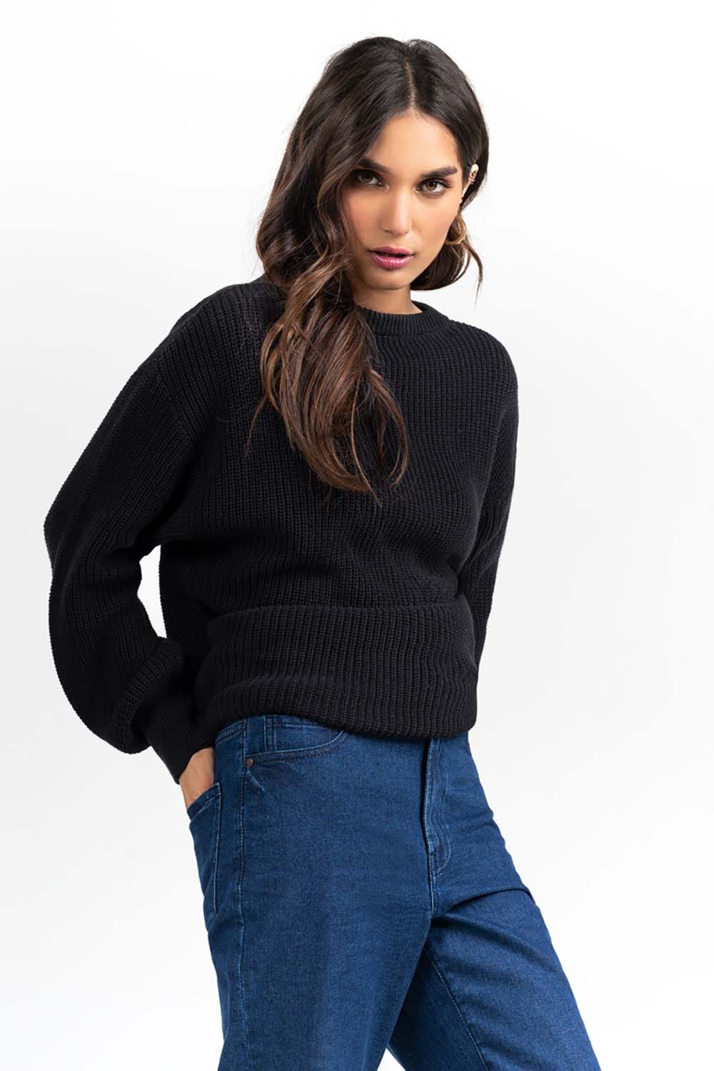 Cotton Crew Neck Pull Over Sweater