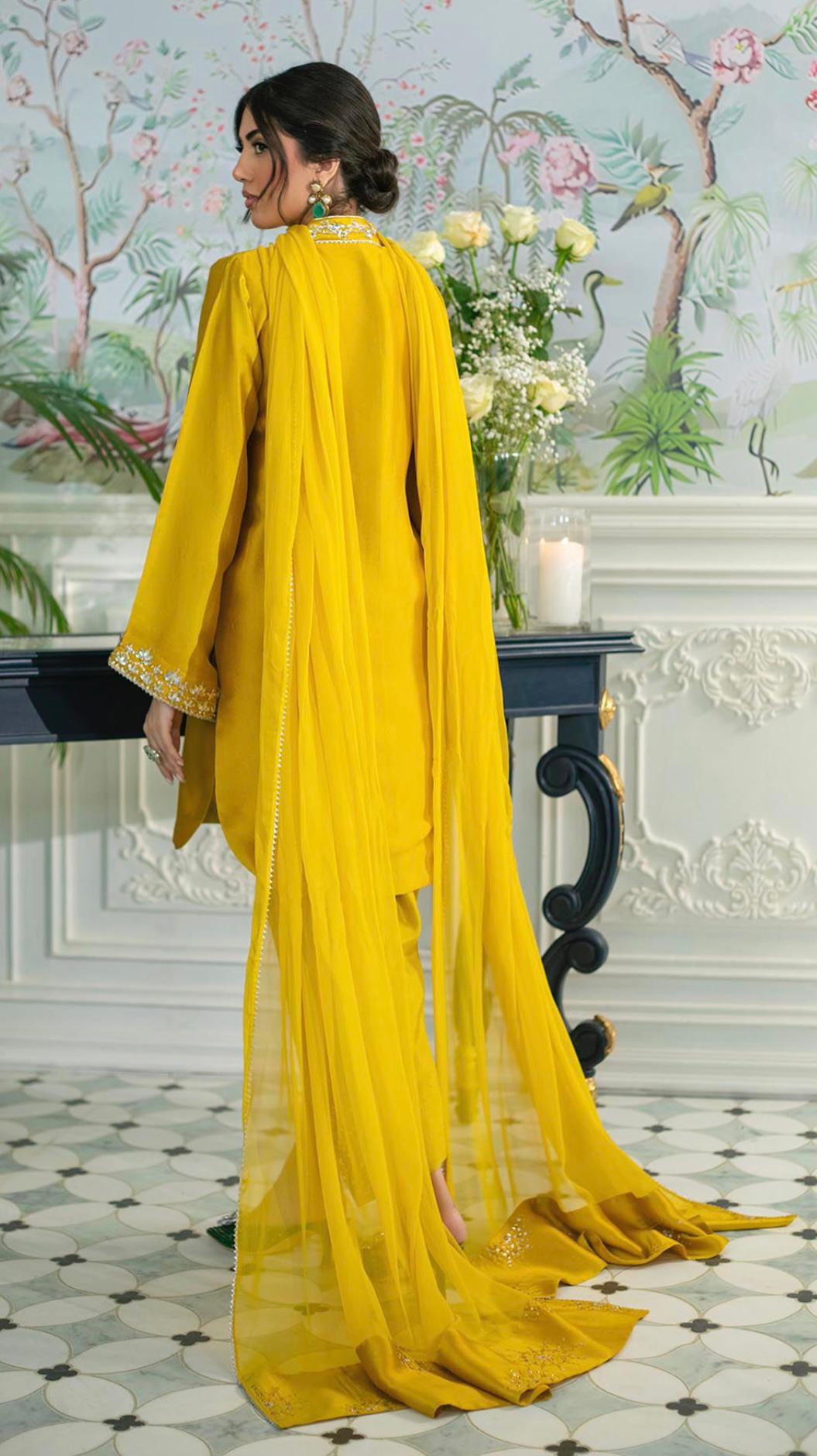 Noori Mustard Eid Series’25 by Alizay Saad