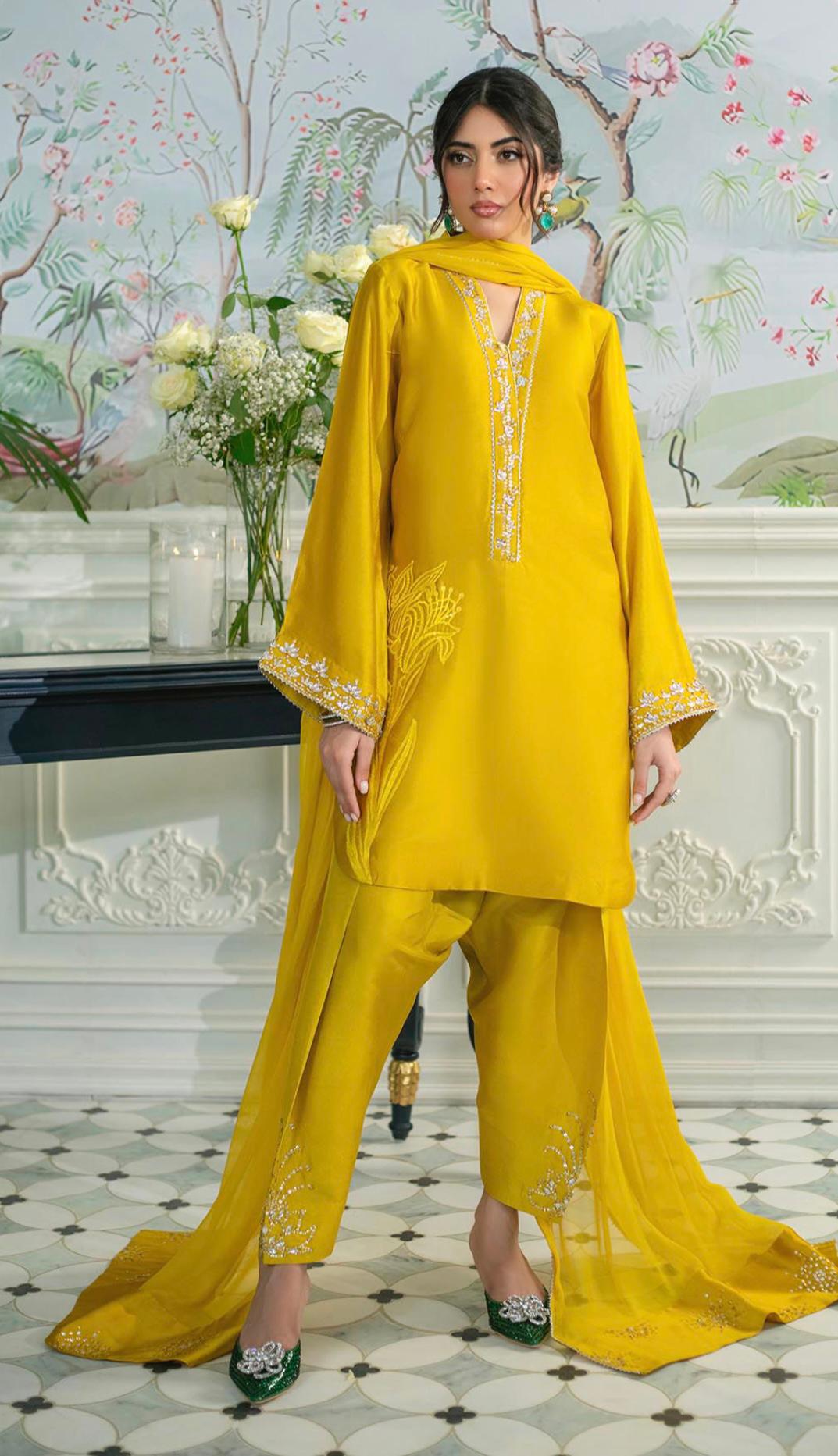 Noori Mustard Eid Series’25 By Alizay Saad