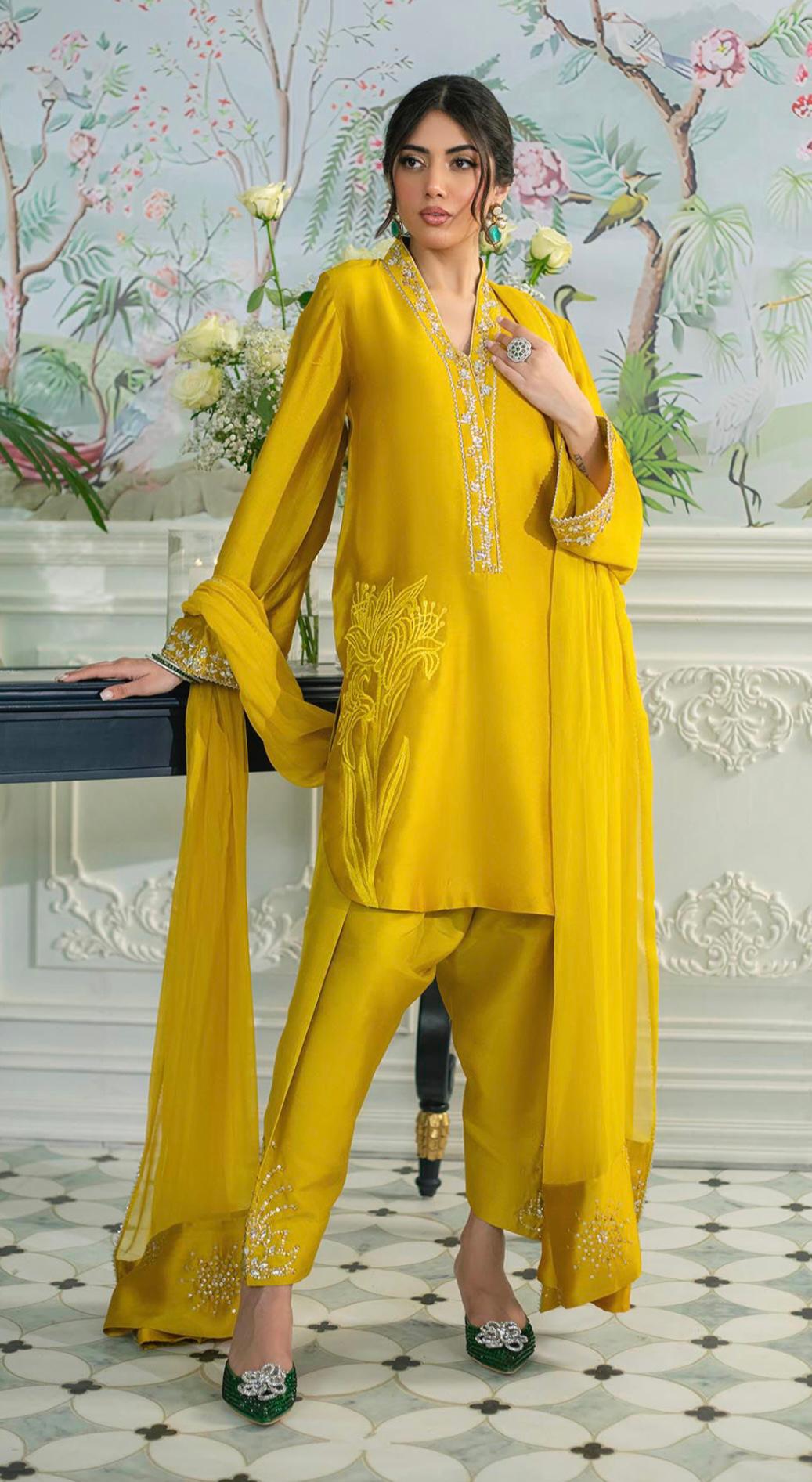 Noori Mustard Eid Series’25 By Alizay Saad