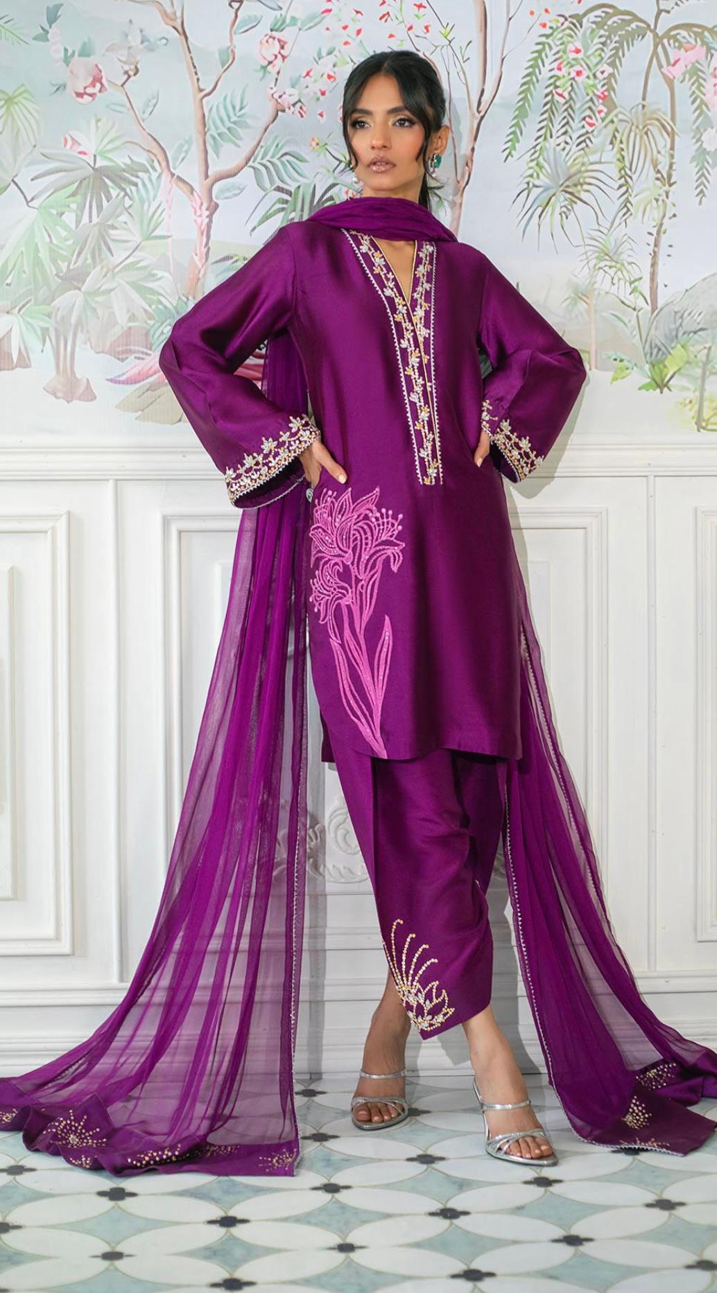 Noori Plum Eid Series’25 by Alizay Saad