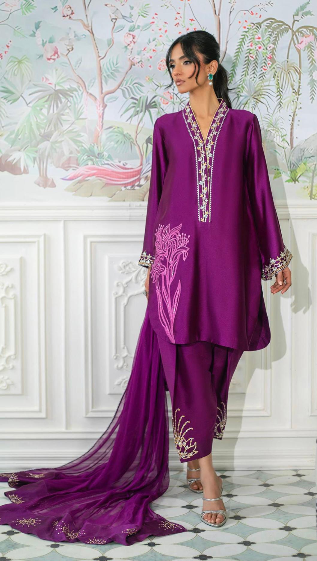 Noori Plum Eid Series’25 by Alizay Saad