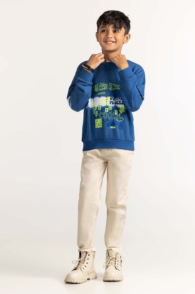 Ocean Printed Sweatshirt